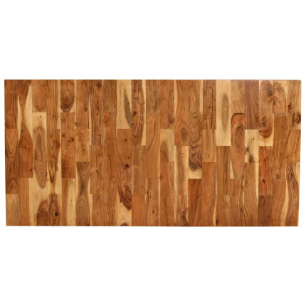 Table à manger Style Industriel en bois massif d'acacia et de manguier 180x90x76 cm {attributes}