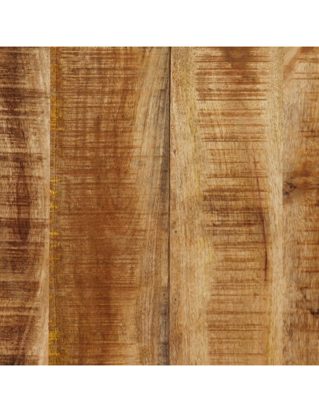 Table à manger Style Industriel en bois de manguier massif et acier 180 x 90 x 76 cm {attributes}