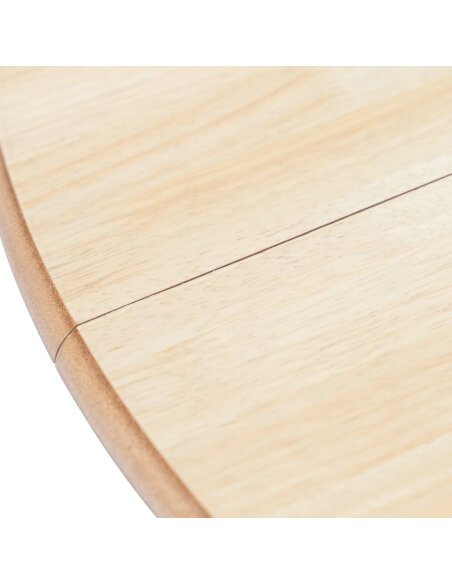 Table à manger style Campagne en bois d'hévéa massif Blanc 106 cm x 75 cm {attributes}