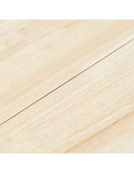 Table à manger style Campagne en bois d'hévéa massif Blanc 106 cm x 75 cm {attributes}