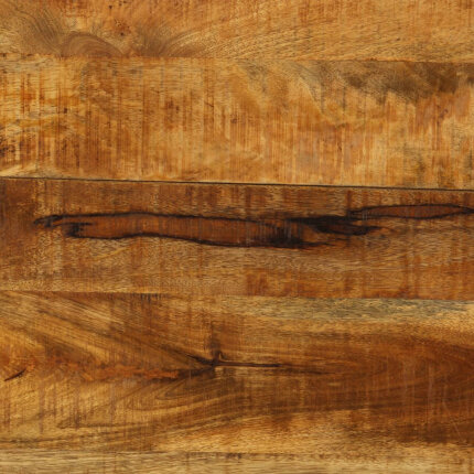 Table à manger Style Industriel en bois de manguier massif 140 x 80 x 76 cm {attributes}