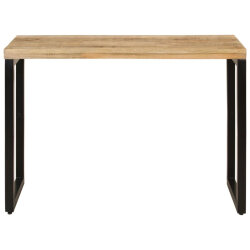 Table à manger Style Industriel en bois de manguier massif 110x50x76 cm {attributes} 2