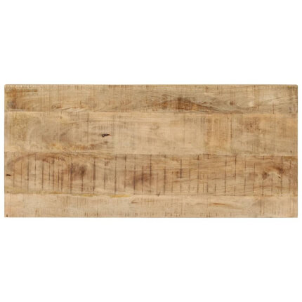 Table à manger Style Industriel en bois de manguier massif 110x50x76 cm {attributes}