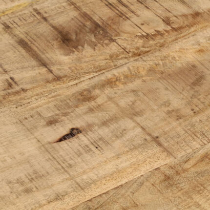 Table à manger Style Industriel en bois de manguier massif 110x50x76 cm {attributes}