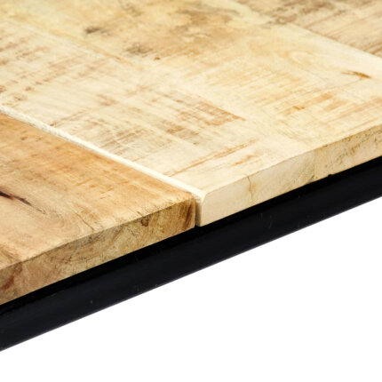 Table à manger Style Industriel en bois de manguier massif brut 180 x 90 x 75 cm {attributes}