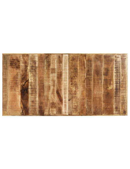 Table salle à manger Style Industriel en bois de manguier 200 x 100 x 75 cm {attributes} Table salle à manger Style Industriel en bois de manguier 200 x 100 x 75 cm {attributes}