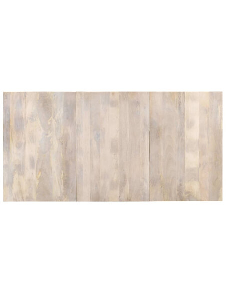 Table à manger Style Industriel en bois de manguier massif 180x90x76 cm {attributes}