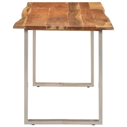 Table salle à manger Style Industriel en bois d'acacia 140 x 70 x 76 cm {attributes}