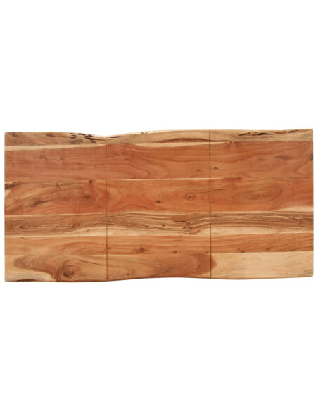 Table salle à manger Style Industriel en bois d'acacia 140 x 70 x 76 cm {attributes}