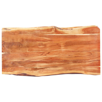Table à manger style Industriel / Bohème en bois d'acacia massif 200 x 100 x 76 cm (3.8 cm {attributes}