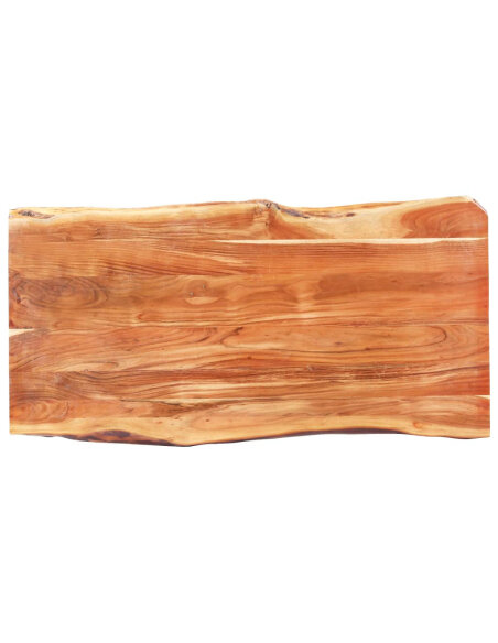 Table à manger style Industriel / Bohème en bois d'acacia massif 200 x 100 x 76 cm (3.8 cm {attributes} Table à manger style Industriel / Bohème en bois d'acacia massif 200 x 100 x 76 cm (3.8 cm {attributes}