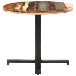 Table de bistro Style Industriel carrée en bois de récupération massif Ø 80 x 75 cm {attributes} 2
