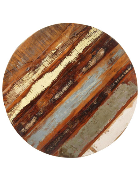 Table de bistro Style Industriel carrée en bois de récupération massif Ø 80 x 75 cm {attributes}