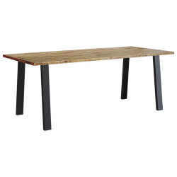 Table à manger Style Industriel en bois d'acacia 200 x 90 x 75 cm {attributes}