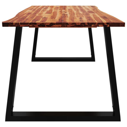 Table à manger Style Industriel en bois d'acacia 200 x 90 x 75 cm {attributes}
