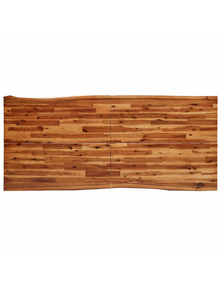 Table à manger Style Industriel en bois d'acacia 200 x 90 x 75 cm {attributes} Table à manger Style Industriel en bois d'acacia 200 x 90 x 75 cm {attributes}