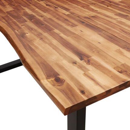 Table à manger Style Industriel en bois d'acacia 200 x 90 x 75 cm {attributes}