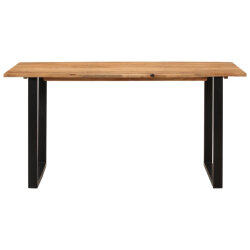 Table salle à manger Style Industriel en bois d'acacia 154 x 80 x 76 cm {attributes} 2