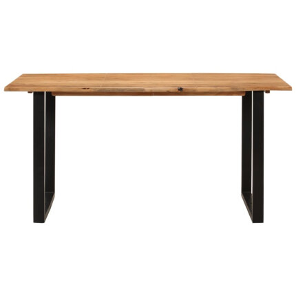 Table salle à manger Style Industriel en bois d'acacia 154 x 80 x 76 cm {attributes}