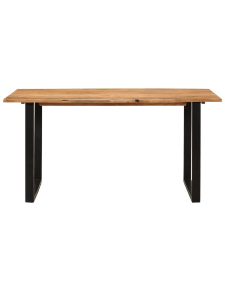 Table salle à manger Style Industriel en bois d'acacia 154 x 80 x 76 cm {attributes} Table salle à manger Style Industriel en bois d'acacia 154 x 80 x 76 cm {attributes}