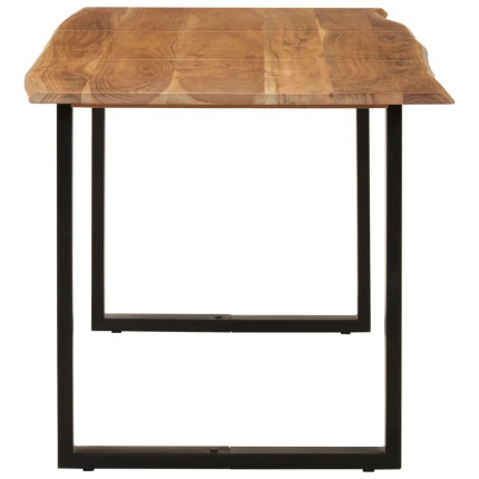 Table salle à manger Style Industriel en bois d'acacia 154 x 80 x 76 cm {attributes}