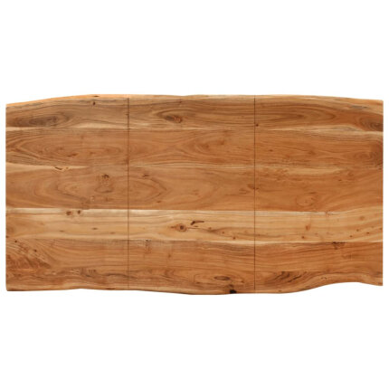 Table salle à manger Style Industriel en bois d'acacia 154 x 80 x 76 cm {attributes}