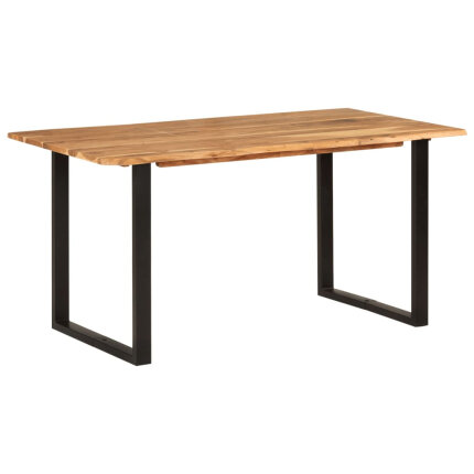 Table salle à manger Style Industriel en bois d'acacia 154 x 80 x 76 cm {attributes}