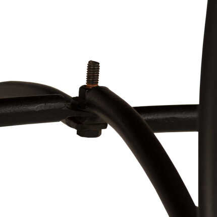 Table salle à manger Style Industriel en bois de pin massif 120 x 76 cm {attributes}