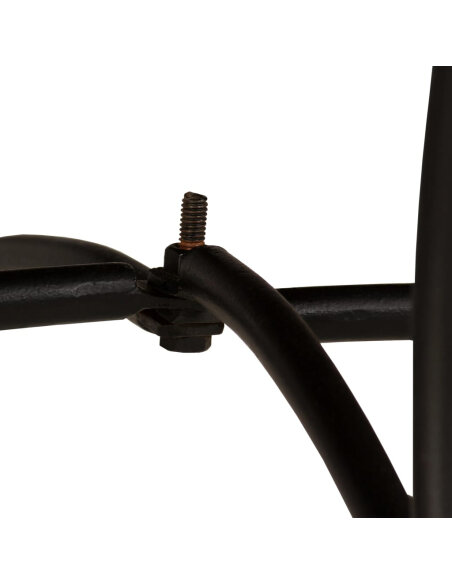 Table salle à manger Style Industriel en bois de pin massif 120 x 76 cm {attributes}