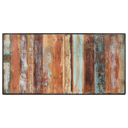 Table salle à manger Style Industriel en bois de récupération massif 200 x 100 x 76 cm {attributes}