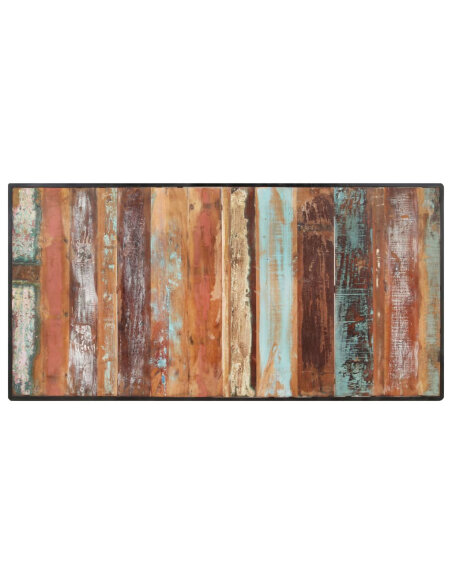 Table salle à manger Style Industriel en bois de récupération massif 200 x 100 x 76 cm {attributes}