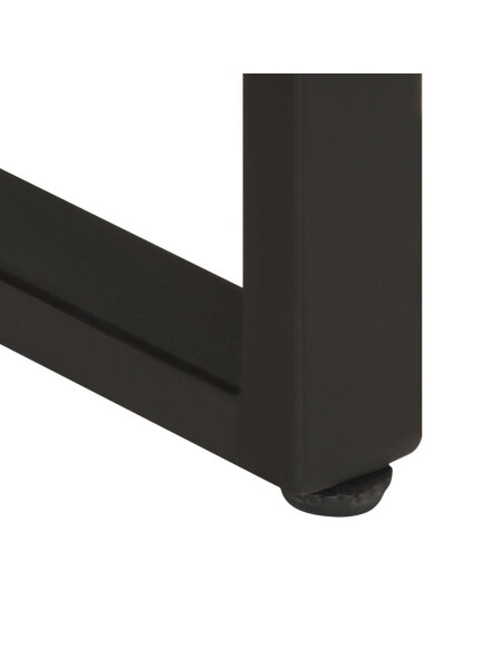 Table salle à manger Style Industriel en bois de récupération massif 200 x 100 x 76 cm {attributes}