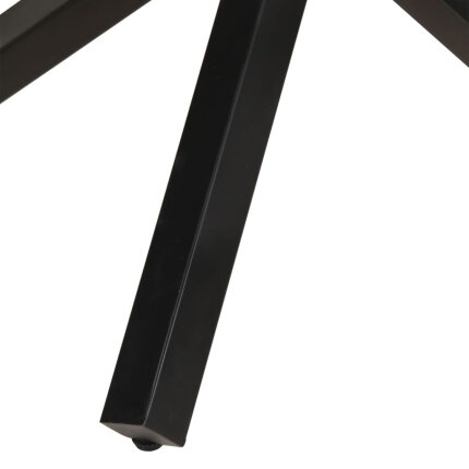 Table à manger Style Industriel ronde en bois de manguier brut Ø 100 x 75 cm {attributes}