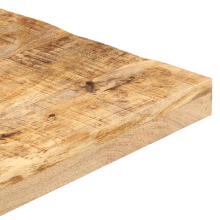 Table de bistro Style Industriel carrée en bois de manguier brut 60 x 60 x 75 cm {attributes}