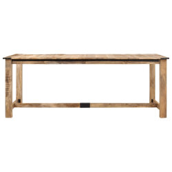 Table à manger style Industriel / Bohème en bois de manguier massif 200x100x75 cm {attributes} 2
