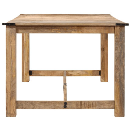 Table à manger style Industriel / Bohème en bois de manguier massif 200x100x75 cm {attributes}