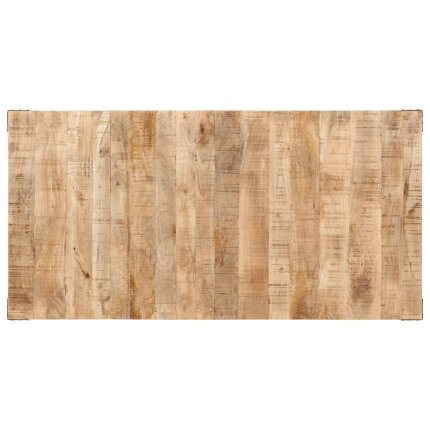 Table à manger style Industriel / Bohème en bois de manguier massif 200x100x75 cm {attributes}