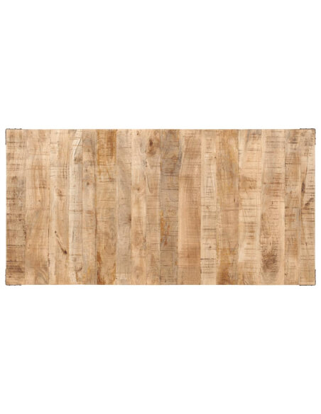 Table à manger style Industriel / Bohème en bois de manguier massif 200x100x75 cm {attributes} Table à manger style Industriel / Bohème en bois de manguier massif 200x100x75 cm {attributes}