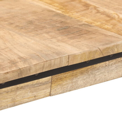 Table à manger style Industriel / Bohème en bois de manguier massif 200x100x75 cm {attributes}