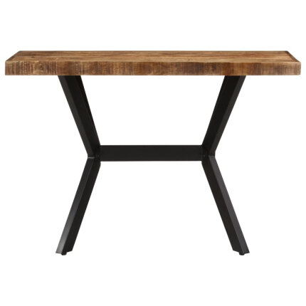 Table à manger Style Industriel en bois de manguier massif 110 x 55 x 75 cm {attributes}