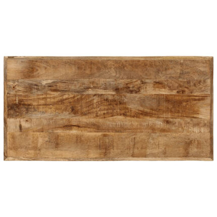 Table à manger Style Industriel en bois de manguier massif 110 x 55 x 75 cm {attributes}