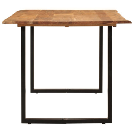 Table salle à manger Style Industriel en bois d'acacia massif 180 x 90 x 76 cm {attributes}