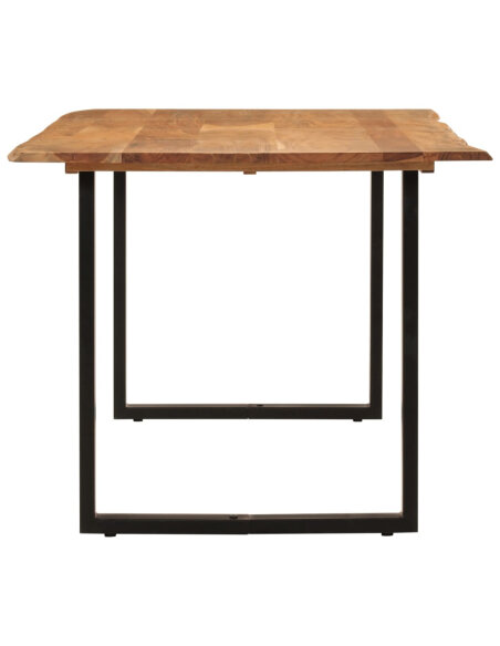 Table salle à manger Style Industriel en bois d'acacia massif 180 x 90 x 76 cm {attributes} Table salle à manger Style Industriel en bois d'acacia massif 180 x 90 x 76 cm {attributes}