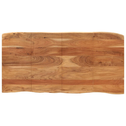 Table salle à manger Style Industriel en bois d'acacia massif 180 x 90 x 76 cm {attributes}