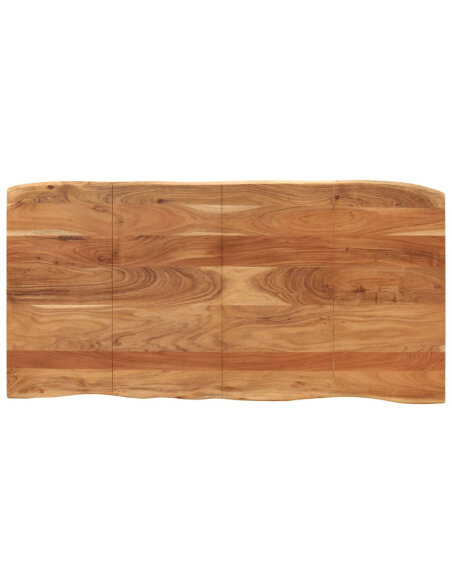Table salle à manger Style Industriel en bois d'acacia massif 180 x 90 x 76 cm {attributes} Table salle à manger Style Industriel en bois d'acacia massif 180 x 90 x 76 cm {attributes}
