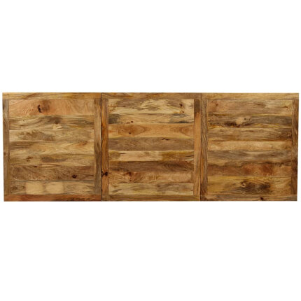 Table à manger Style Industriel en bois de manguier massif 180 x 90 x 76 cm {attributes}