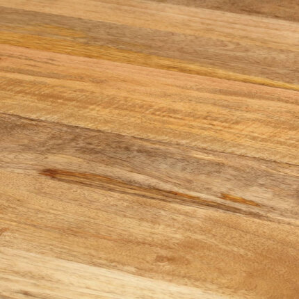 Table à manger Style Industriel en bois de manguier massif et acier Ø 110 x 78 cm {attributes}