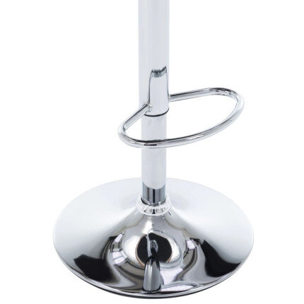 Tabourets de bar Rétro / Vintage en lot de 2 en tissu et bois courbé Gris  {attributes}