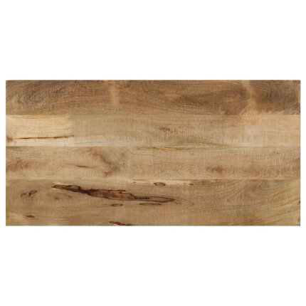 Table à manger Style Industriel en bois de manguier massif 120 x 60 x 76 cm {attributes}