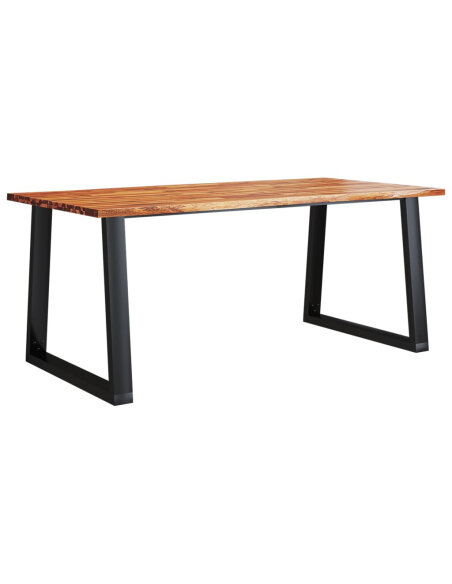Table à manger Style Industriel en bois d'acacia 180 x 90 x 75 cm {attributes}